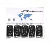 KEYDIY Remote key 3 button NB04 Multifunction remote key