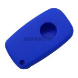 For Fiat 3 button Silicone case (Blue color) (MOQ:50pcs)