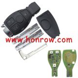 VVDI full key for hot sale Benz 3 button/4button remote  key with 315Mhz, The frequency can be changed to 433mhz 
