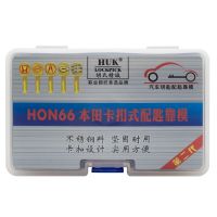 For HON66 Key model, ajust into a new key, and then use key cutting machine to cut