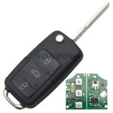 For V 3 button remote control 1KO959753N 433MHZ