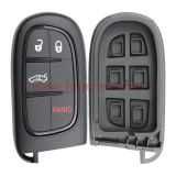 For Chry 3+1 button flip remote key shell