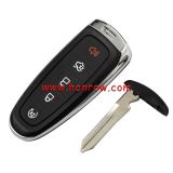 For Ford 4+1 button remote key blank without logo