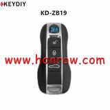 KEYDIY Remote key 4 button ZB19- smart key for KD900 URG200 KDX2 KD MAX