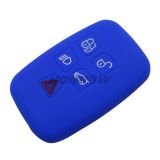 For Landrover 5 button Silicone case (black,blue ,red,Please choose the color) MOQ:50PC
