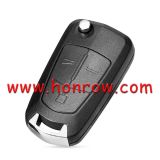 For Opel 3 button flip remote key blank