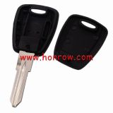 For Fiat transponder key blank black color