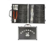 Original LiShi  2 in 1  locksmith tools 32pcs/set with lishi cutter repair tool black box storage case