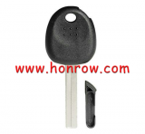 For Hyundai transponder key blank With HYN18R Blade 