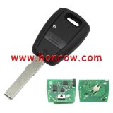 For Fiat Fir 114 and Punto 188 1 Button remote key with 434mhz in black color, programmed by Zedfull