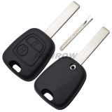 For Cit 2 button remote key blank with 407 key blade (No logo)