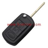 For Land 3 button  flip remote key blank without Logo (high quality）(Fo style)