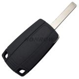For BM 3 button flip modified remote key blank with HU92 (2 Track) blade