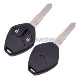 For Mit 2 button remote key blank with light button (No Logo)