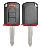 For Mitsubishi 2+1 button remote key blank