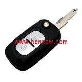 For Renault 2 button remote key blank with NE73 blade