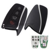 For original Hyundai 3+1 button remote key  434MHZ 4D70+dst40