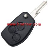For Ren 3 button remote modified  flip key shell