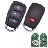 KEYDIY Hyundai style 3+1 button remote key B20-3+1 for KD900 URG200 KDX2 KD MAX to produce any model  remote