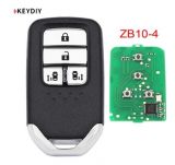 KEYDIY Remote key 3 button ZB10-4 button smart key for KD900 URG200 KD-X2