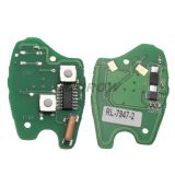For Ren 2 button remote key with 433Mhz and ID46  PCF7947  (after 2008 year)
