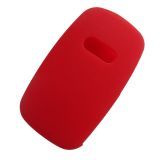 For Audi 3 button Silicone case  red (MOQ: 50pcs) 