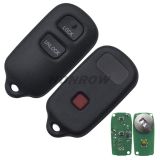 For To 2+1 button remote key with 315mhz  FCC:GQ43VT14T