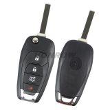 For Chevrolet 3+1 button flip remote key blank