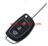 For Hyundai I20  3 button remmote key with ID46 chip & 433mhz