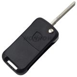 For Por Cayenne 3+1 button flip remote  key blank with with red panic