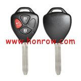 For high quality Toy 2+1 button remote key blank with toy43 blade enhanced version