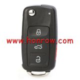 For VW MQB 3 button remote key  with 315MHz Megamos AES ID88 chip   FCCID: NBGFS93N 5K0837202BJ