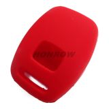For Honda 2 button Silicone case (Red color) (MOQ:50pcs)