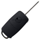 For V Jetta 2 button flip remote key blank without key blade