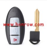 For Nissan Keyless go 3 button Smart Remote Car Key with 433 Mhz 4A chip  FCCID: KR5TXN1, Continental: S180144502