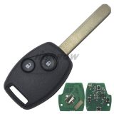 For Ho 2 button remote key with  433Mhz  2.4L CAR 