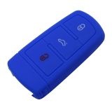 For VW 3 button silicon case( bluecolor)