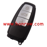 For Audi Original 3 button smart key for Audi A8 2017+ 3 Buttons 433MHZ keyless Go 4N0 959 754