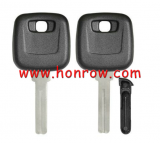 For Volvo transponder key blank Without Logo can put TPX long chip