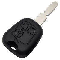 For Peu 2 button remote key blank with 406 key blade