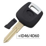 For Inf transponder key Short blade with ID46/4D60