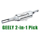 Original Lishi Geely 2 in 1 lock pick and decoder  together with best quality